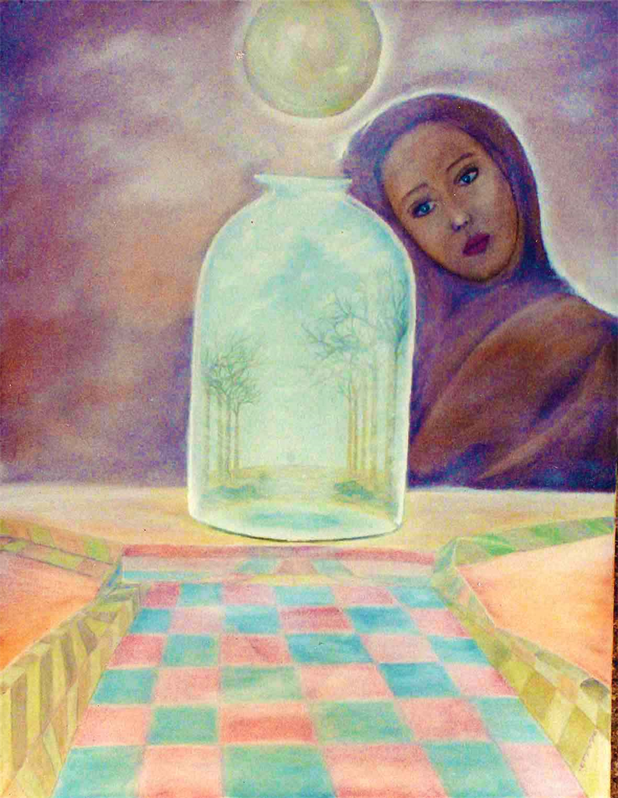 DAPACU Famous Masterpiece "The Last Forest"
Oil On Canvas, Circa 1995. The Last Forest
From This Painting, The Idea To Reforest Was Born.
A Decade Later, Dapacu Started The Experiments.
